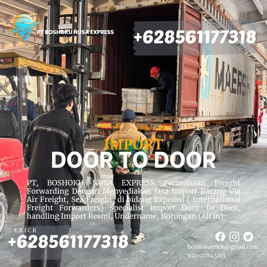 JASA IMPORT DOOR TO DOOR BORONGAN TERMURAH DI JAKARTA