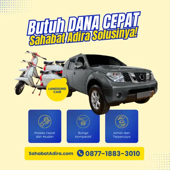 0877-1883-3010, Gadai BPKB Motor Tanpa Gesek Mesin di Bekasi