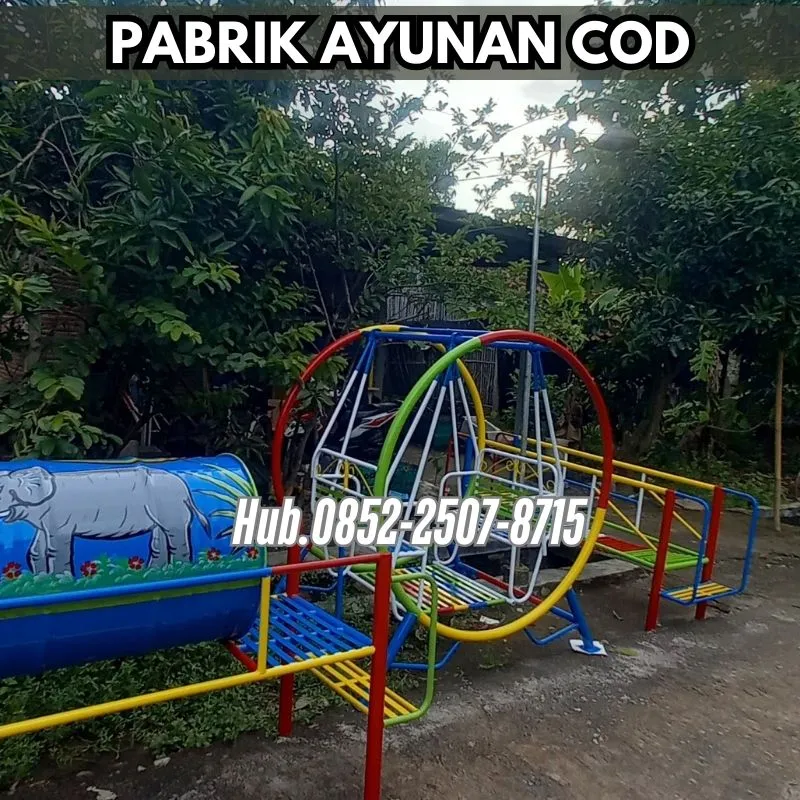 Hub 0852-2507-8715 TERPECAYA !! ayunan besi bulat Dan mainan outdoor untuk tk Kec Lasem Rembang Bayar COD Free Ongkir