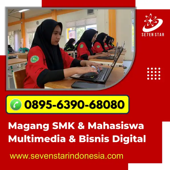 Hub 0895-6390-68080, Perusahaan PKL Jurusan Multimedia DKV di Kediri