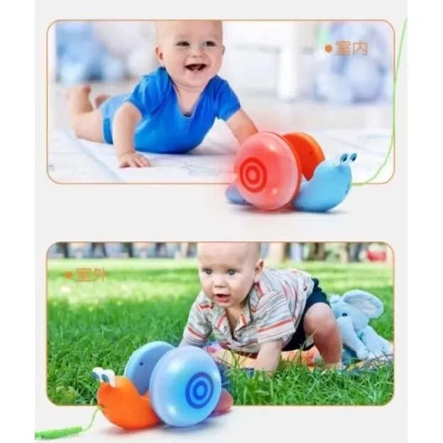 MAINAN ANAK SIPUT TARIK GOYANG SUARA LAMPU - MAINAN SIPUT TARIK