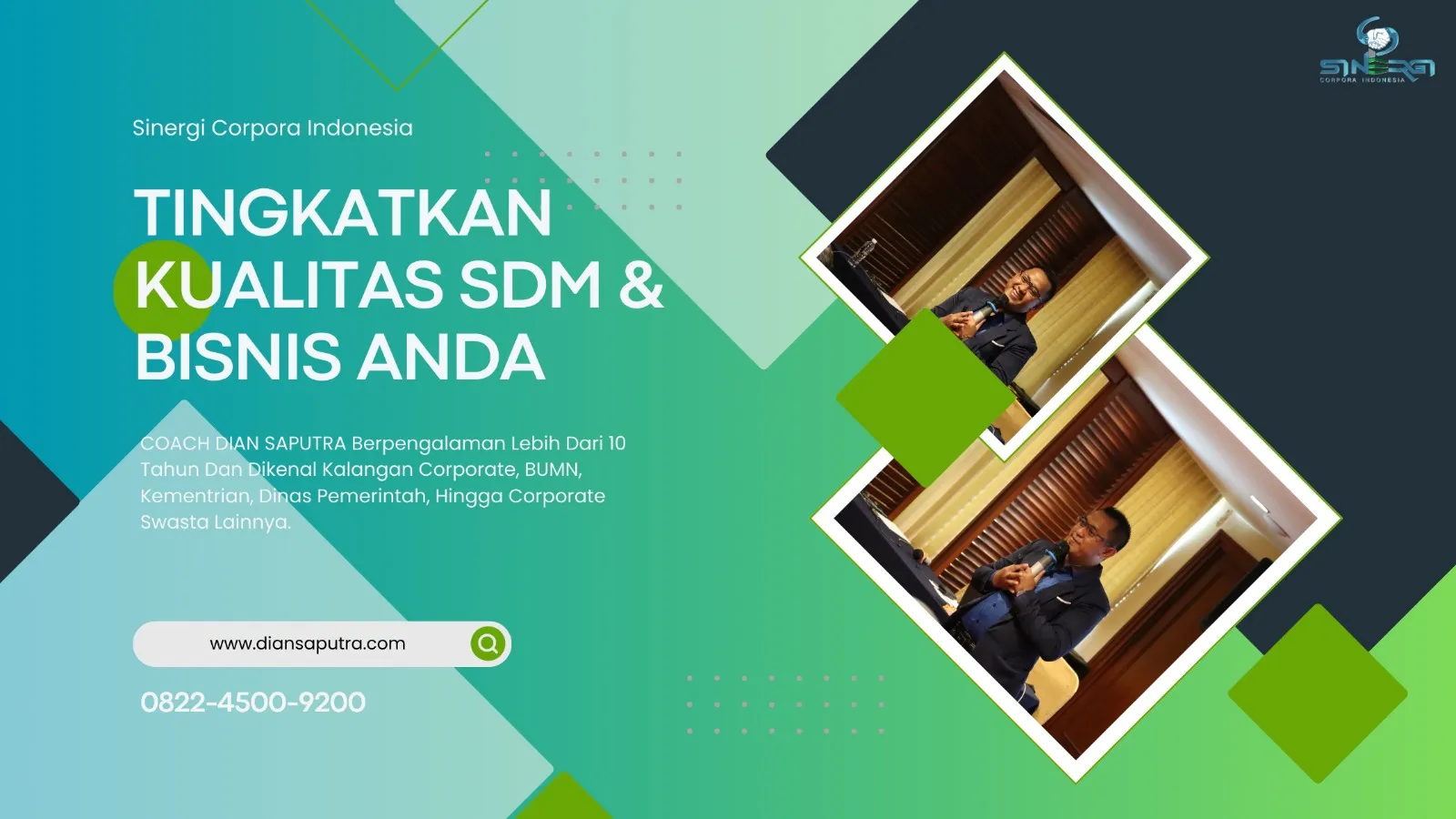 Pembicara Motivator Sragen, Terpercaya & Solutif, Dian Saputra