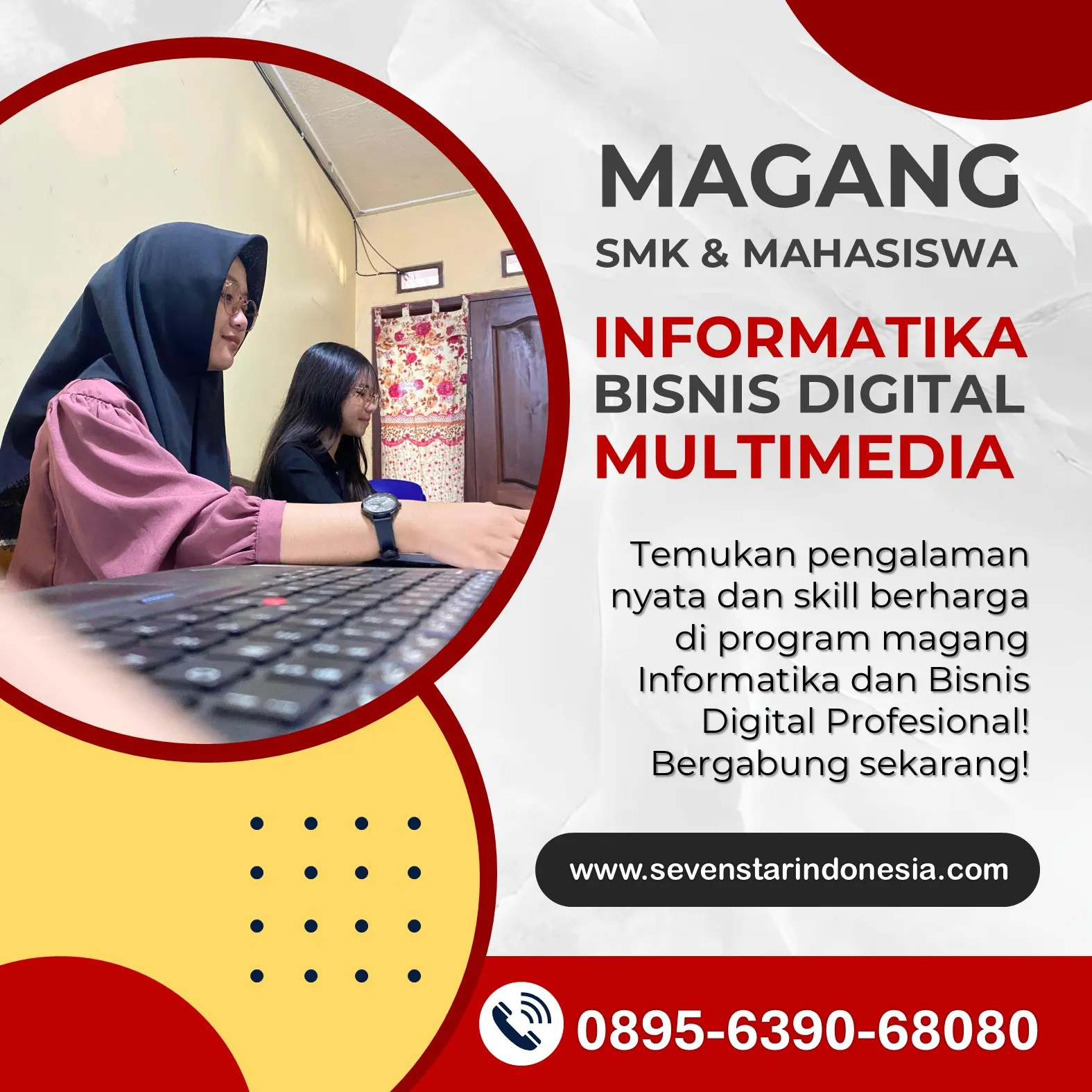WA 0895-6390-68080, Perusahaan Prakerin RPL di Malang