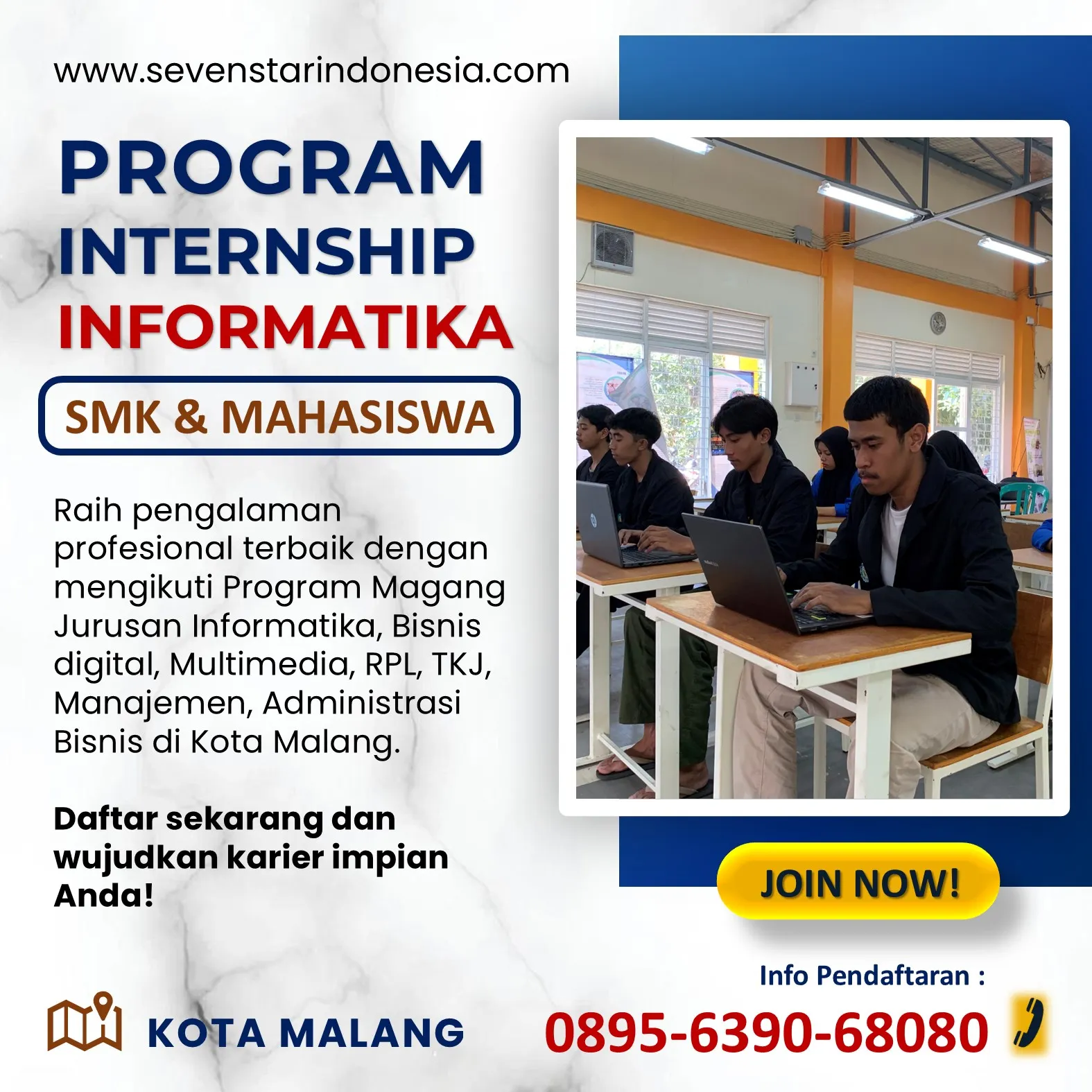 Perusahaan PKN Mahasiswa Teknik Informatika di Malang