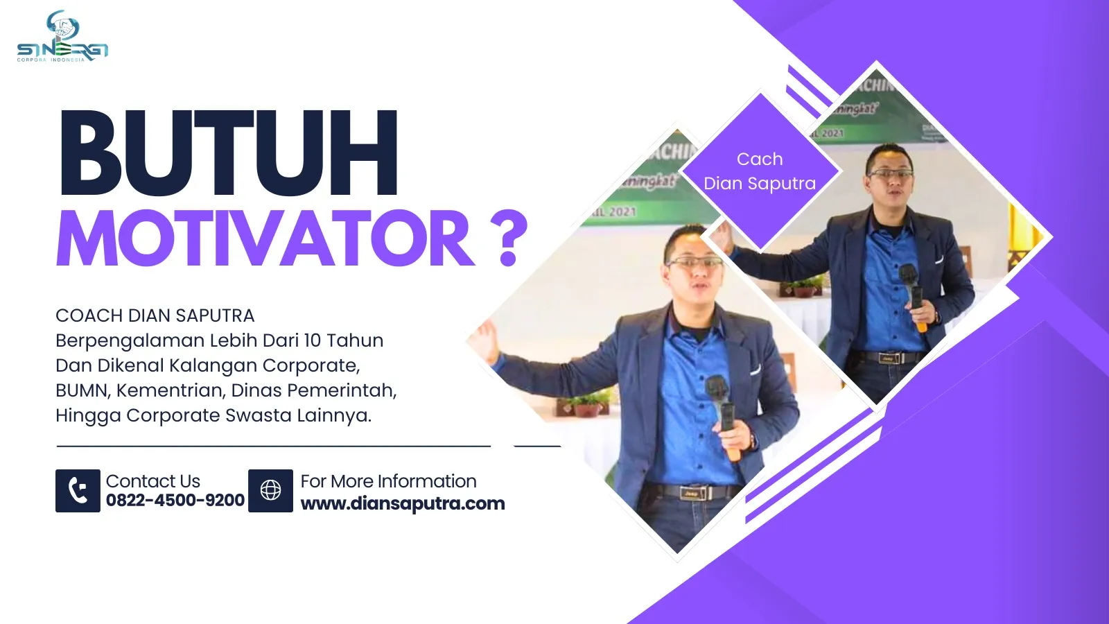 Pembicara Motivator Gunung Kidul, Terpercaya & Solutif, Dian Saputra