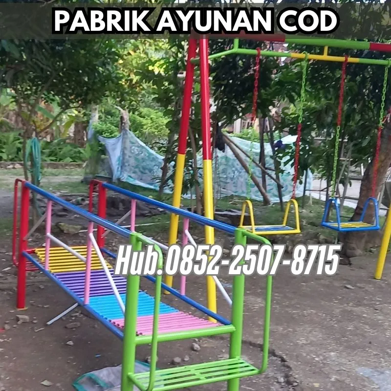 Hub 0852-2507-8715 TERBAIK ! ayunan besi depan rumah Dan mainan outdoor tk Kec Karangdadap Pekalongan  Bayar COD Free Ongkir