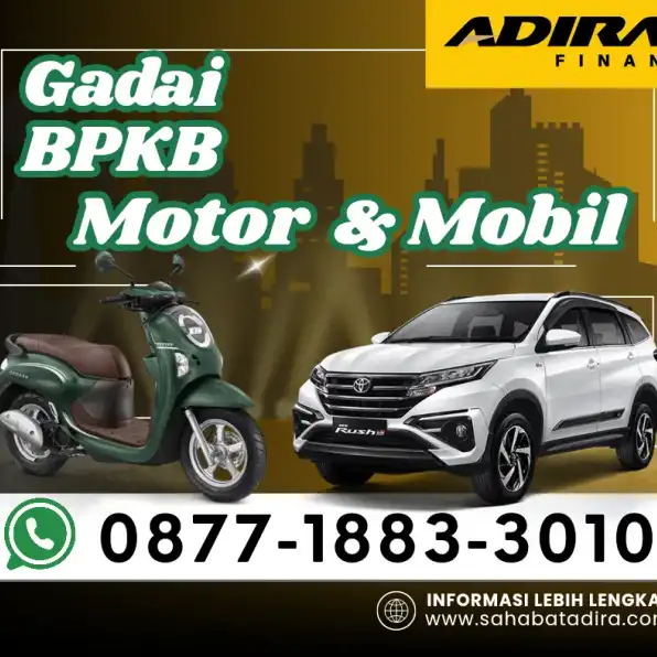 0877-1883-3010,Gadai BPKB Cicilan Murah di Depok