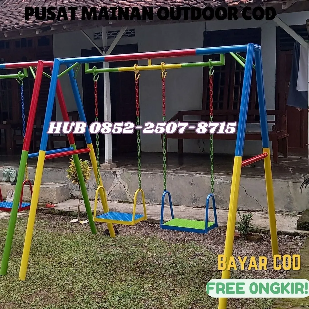 Contoh ape luar anak paud jungkat jungkit besi Kec Karanglewas Banyumas