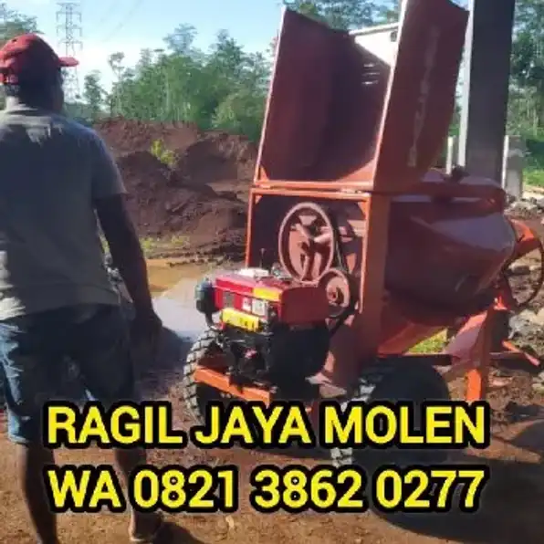 Mesin Molen Cor Beton Bantar Gebang 0821-3862-0277 Ragil Jaya