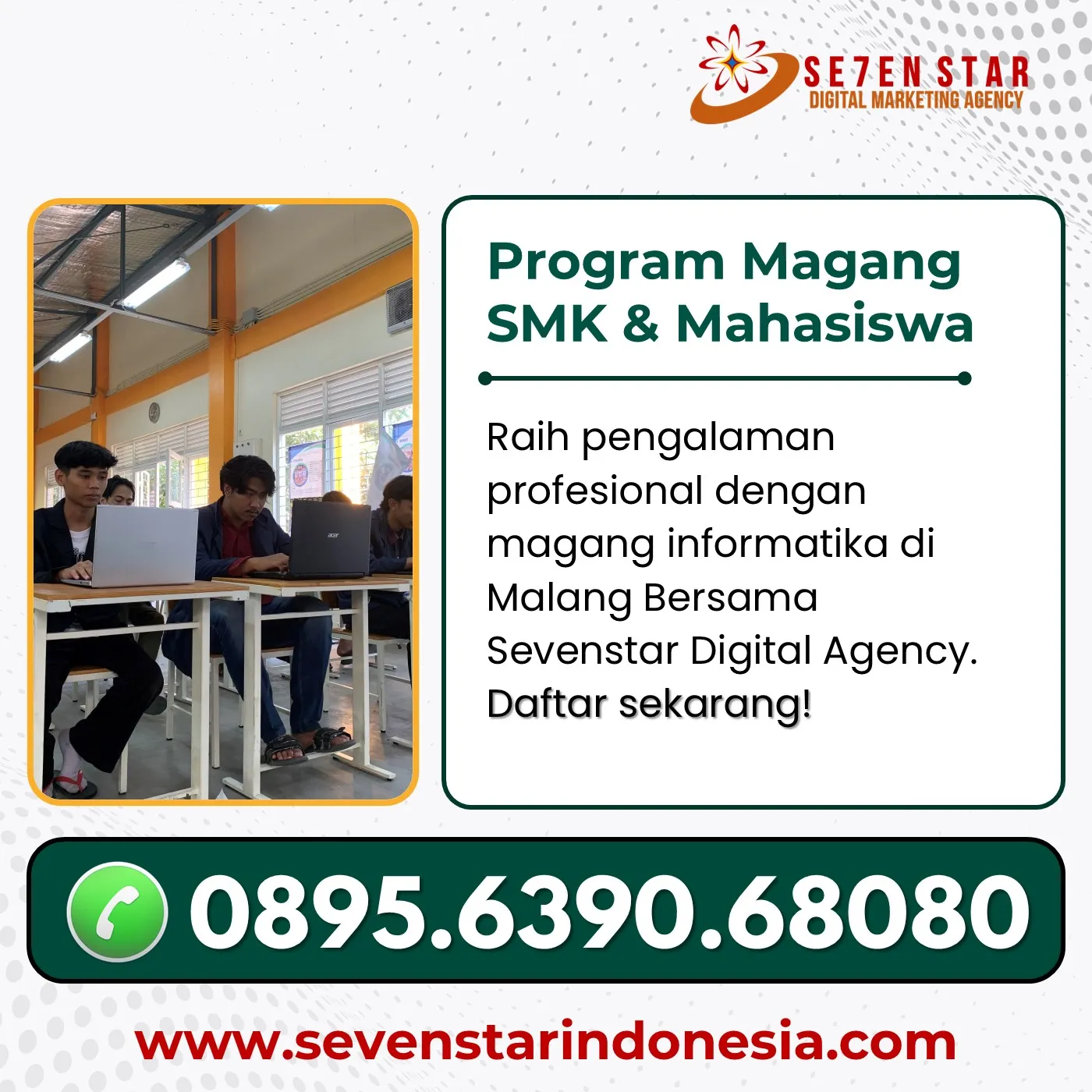 WA 0895-6390-68080, Lokasi Prakerin RPL di Malang