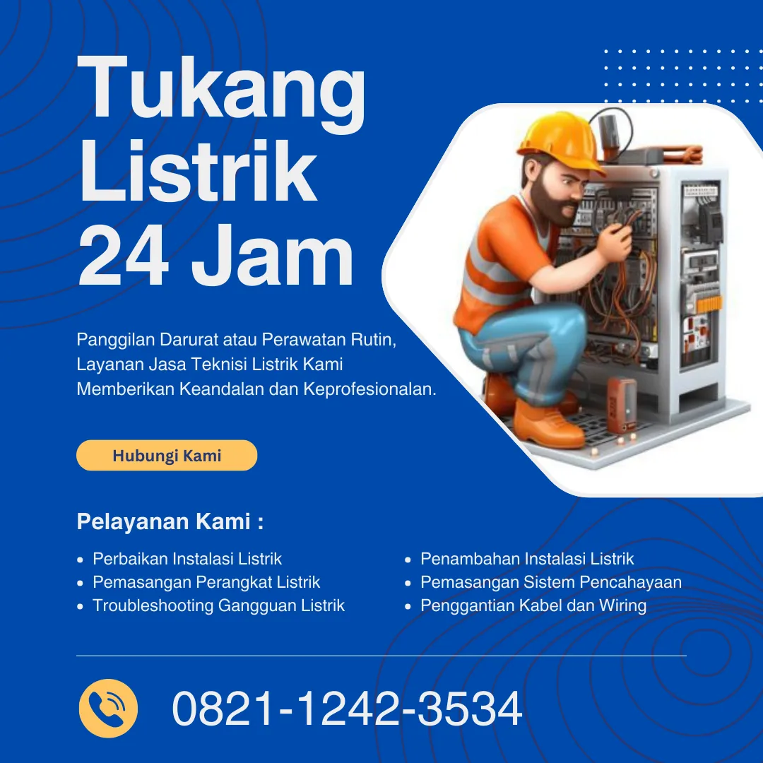 Tukang Listrik Jurangmangu Timur Tangerang Selatan 0821-1242-3534