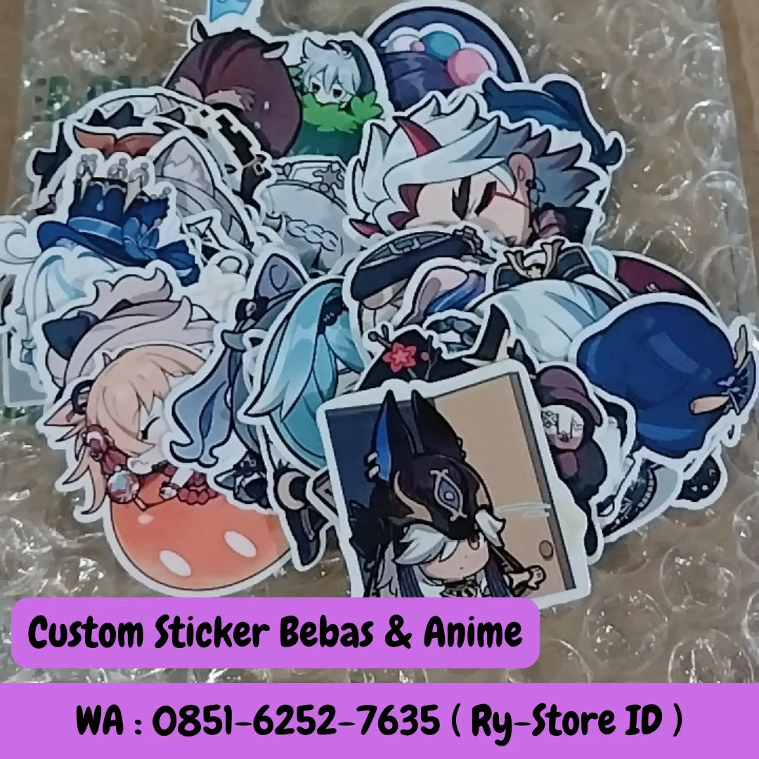 WA 085I-6252-7635 ( Ry-Store ID ), Sticker Anime Custom Kab Karawang