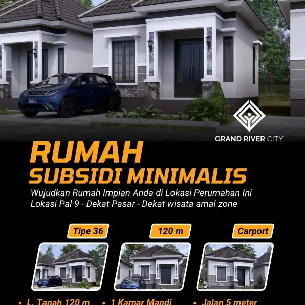 WA.0812 5333 7663, Perumahan Grand River City, Perumahan Subsidi Minimalis Pontianak