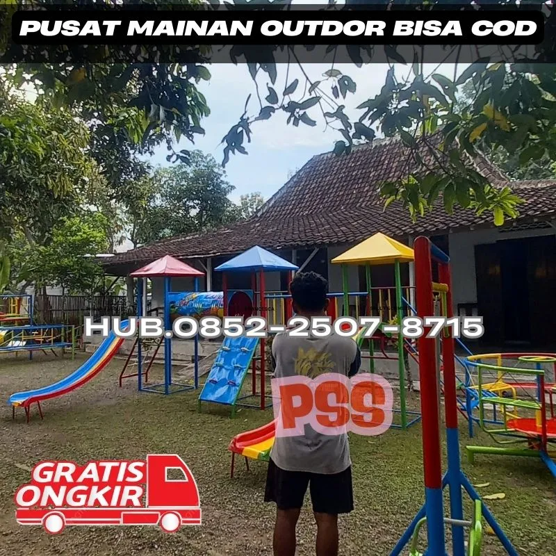 Gambar Ayunan Besi Dan Jungkat Jungkit Kec Denpasar Barat Denpasar