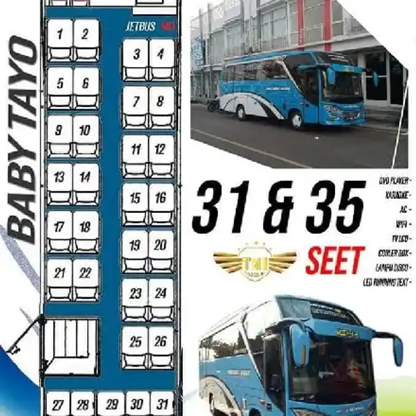 Sewa Bus Pariwisata Palembang 0813-6646-0626 Mutiara Indah