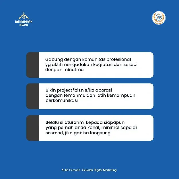 Aulia Persada, Privat Digital Marketing Online Semarang