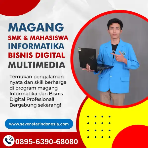 Magang SMK Bisnis Digital Malang Bersertifikat Resmi, Hub 0895-6390-68080