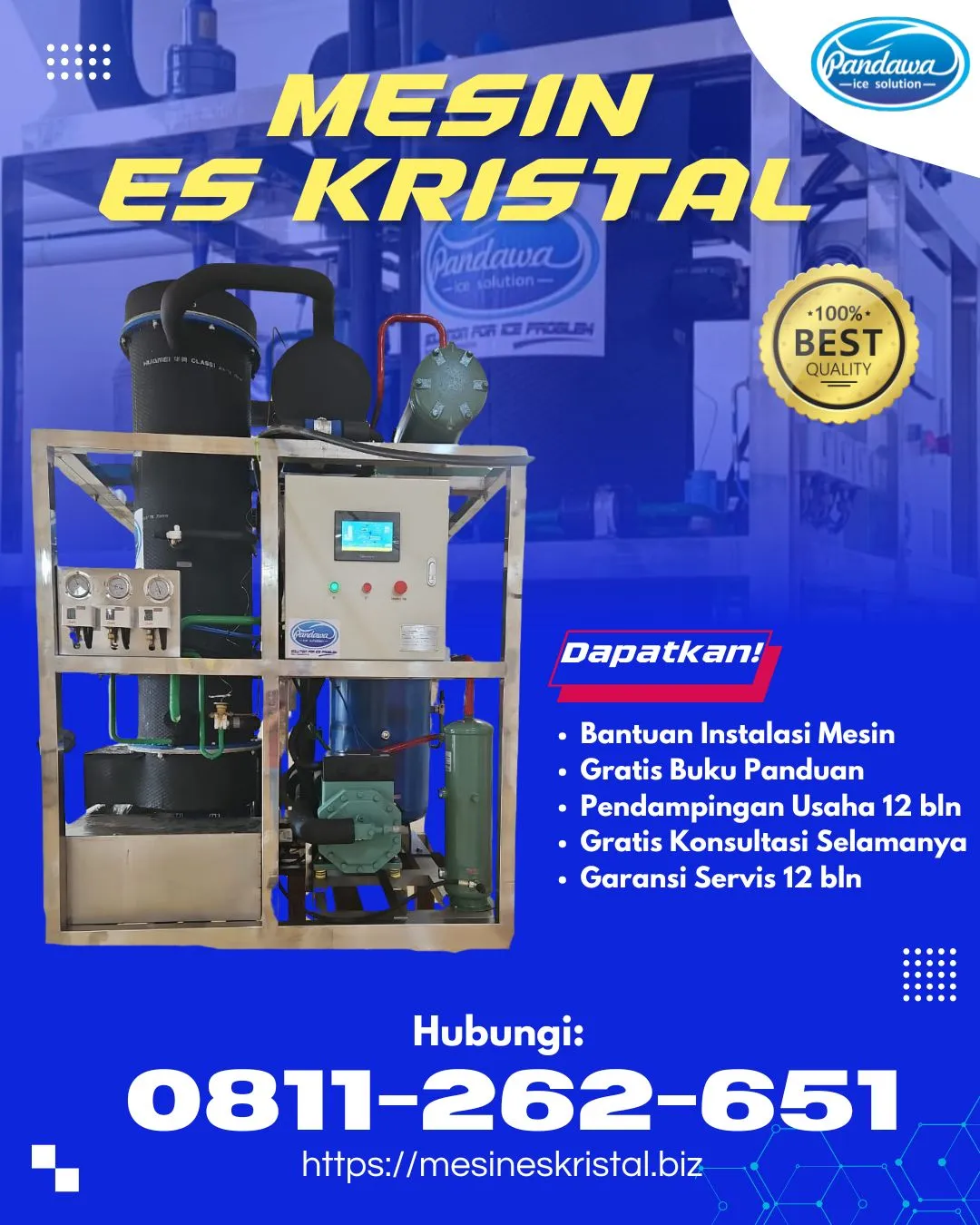 HARGA MESIN PEMBUAT ES BATU KRISTAL BUOL, SULTENG