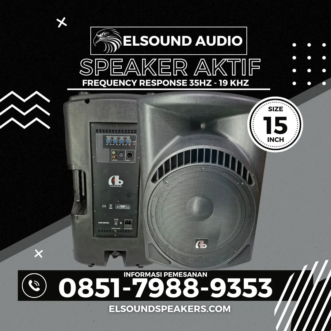 Speaker Aktif 15 Inch Elsound Audio di Doko Blitar Jawa Timur