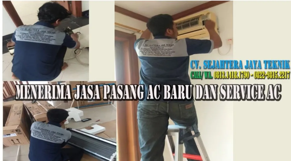 WA. 0822.9815.2217 - 0813.1418.1790 Jasa Service AC, Cuci AC, Bongkar Pasang AC Jatisampurna, Jatisampurna, Bekasi Terdekat – CV. Sejahtera Jaya Teknik