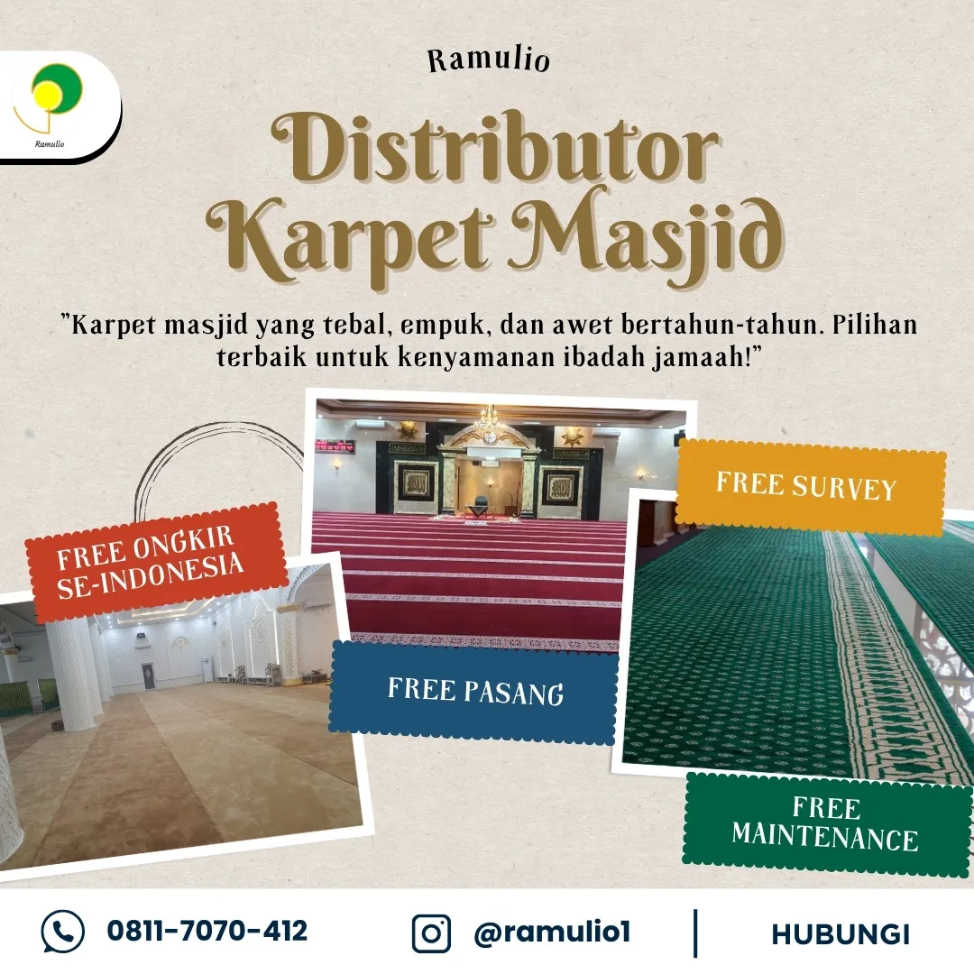 SUPER AWET, Distributor Karpet Masjid Gresik Nias Barat, Agen Rekomendasi Karpet Masjid Terbaik Tahun Ini Empat Lawang