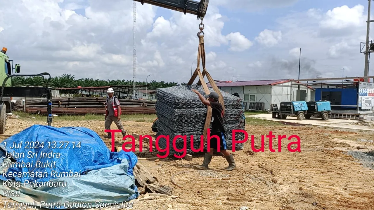 Murah, Pabrik Bronjong Kawat Maccaferri di Enok, Riau