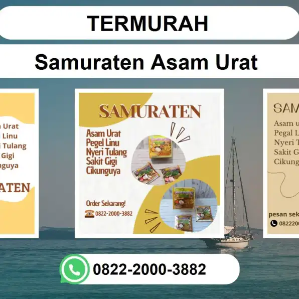 TERMURAH, 0822-2000-3882 DISTRIBUTOR Samuraten Asam Urat Kupang