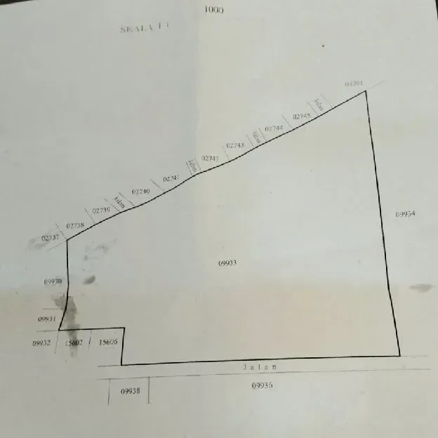 Dijual 1,0182 Ha, Jl. Kau Belang Raya Kampial Benoa Kuta Selatan