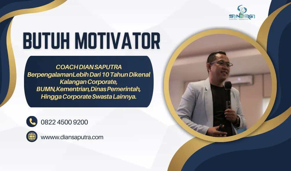 Motivator Mojokerto, Terpercaya & Solutif, Dian Saputra