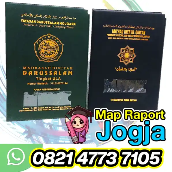 0821-4773-7105 Map Raport Murah Sampul Ijazah di Ngampilan Jogja