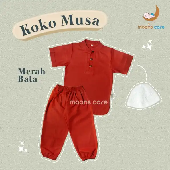 Moonscare Official Makassar !! 085269040611, Jual Baju Koko Bayi Moonscare di Makasar