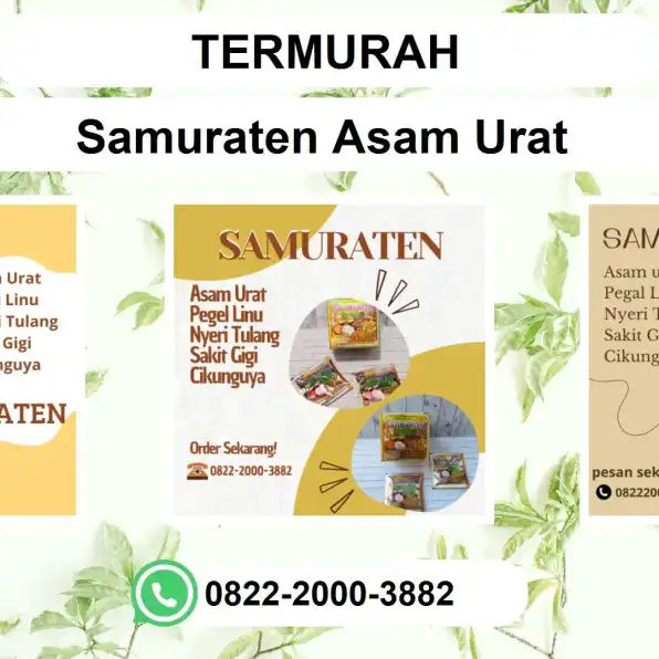 TERMURAH, 0822-2000-3882 DISTRIBUTOR Samuraten Asam urat Purwakarta