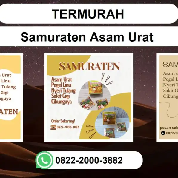 TERMURAH, 0822-2000-3882 DISTRIBUTOR SamUrat en Asam Urat Balikpapan