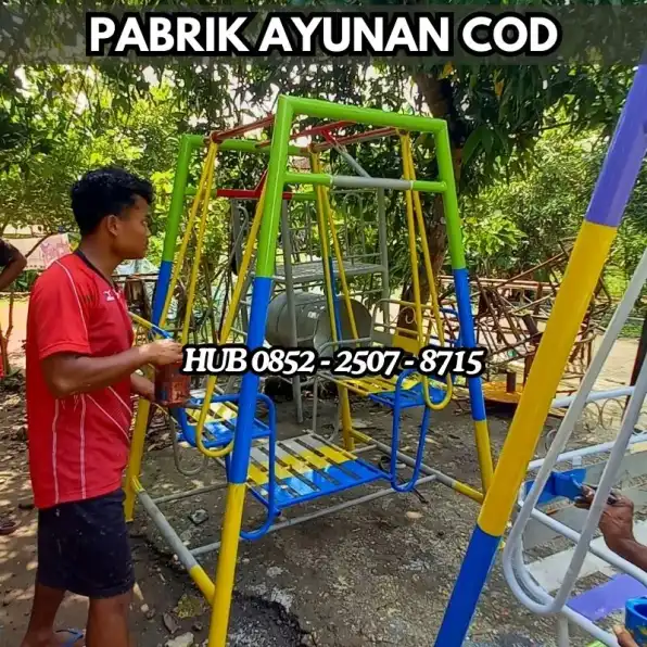 Hub 0852-2507-8715 DIJAMIN AMAN ! ayunan besi bulat besar Dan mainan playground Kec Jenawi Karanganyar Bayar COD Free Ongkir