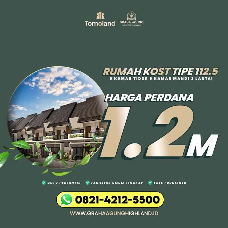 KECE x821-4212-5500 Pengembang Rumah Kost Minimalis Untuk Pegawai Negeri Sipil Jawa Timur Situbondo GRAHA AGUNG HIGHLAND