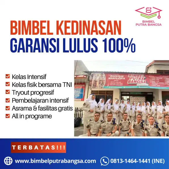 LULUS 100% 0813-1464-1441 Bimbingan Belajar Bimbel Kediansan STPN STIP Kota Depok Denpasar