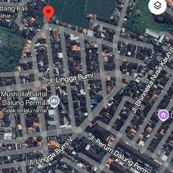 Dijual 1,25 are, Jl. Lingga Bumi Perumahan Dalung Permai