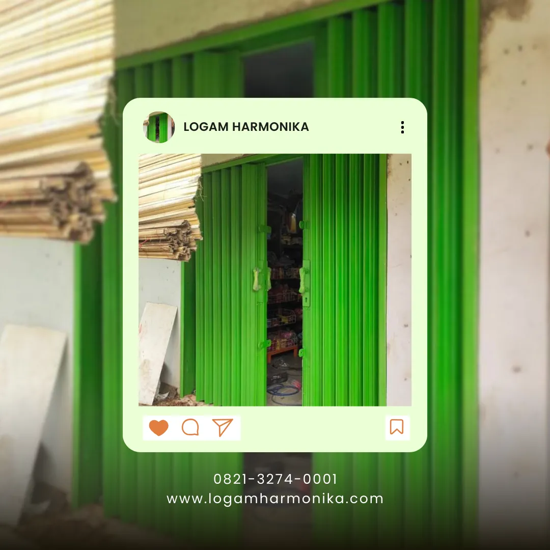 JUAL PINTU RUKO KUTAI TIMUR www.logamharmonika.com