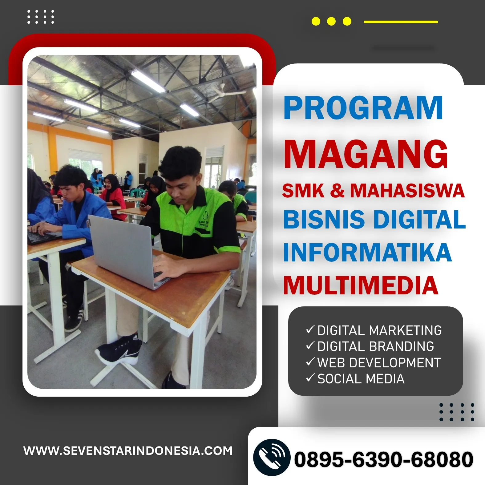 Hub 0895-6390-68080, Daftar Magang Mahasiswa 1 Bulan di Turen Malang - Dapatkan Pengalaman!