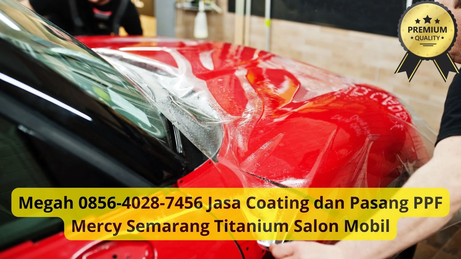 Megah Jasa Coating dan Pasang PPF Mercy Semarang Titanium Salon Mobil