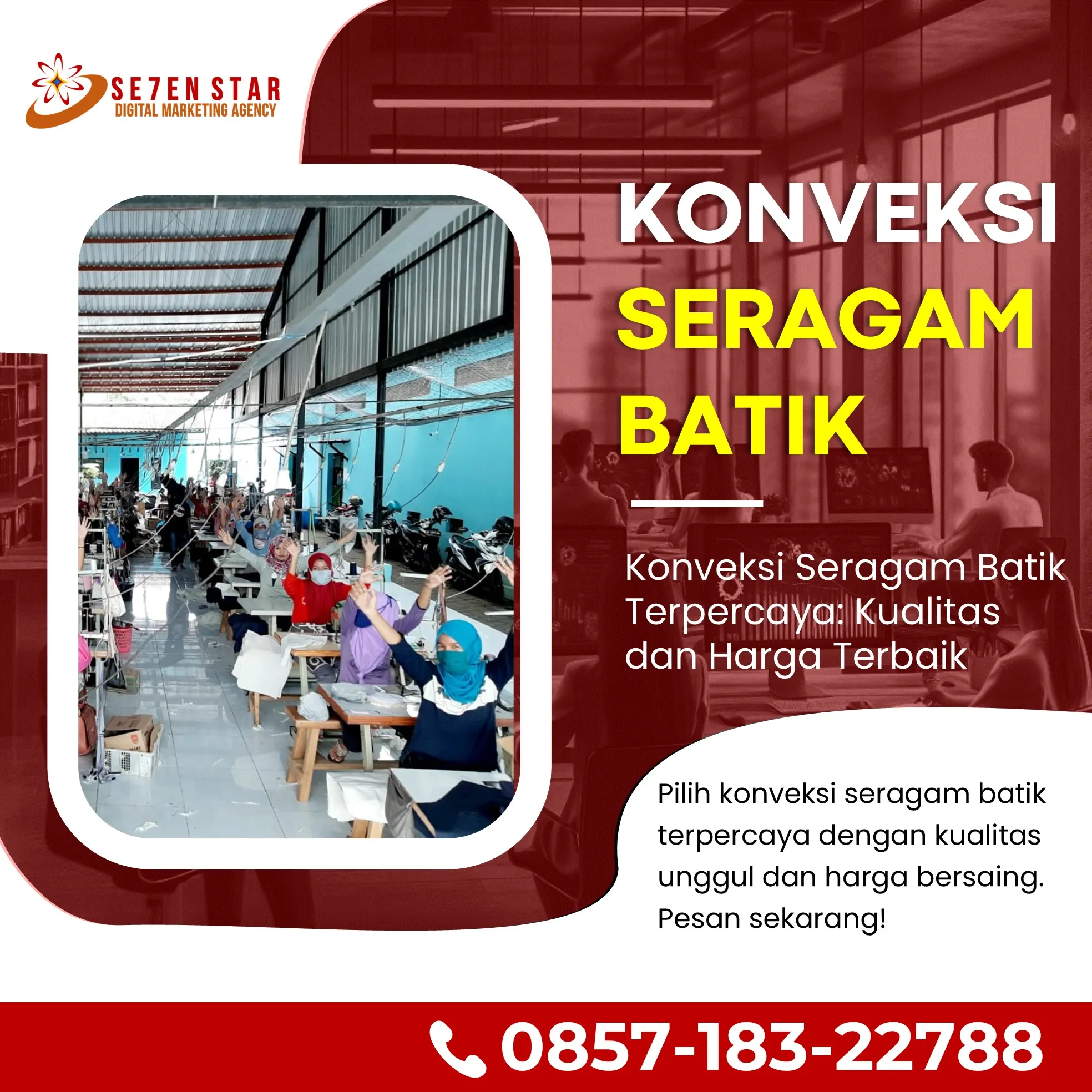 Konveksi Seragam Batik Perusahaan Pekalongan