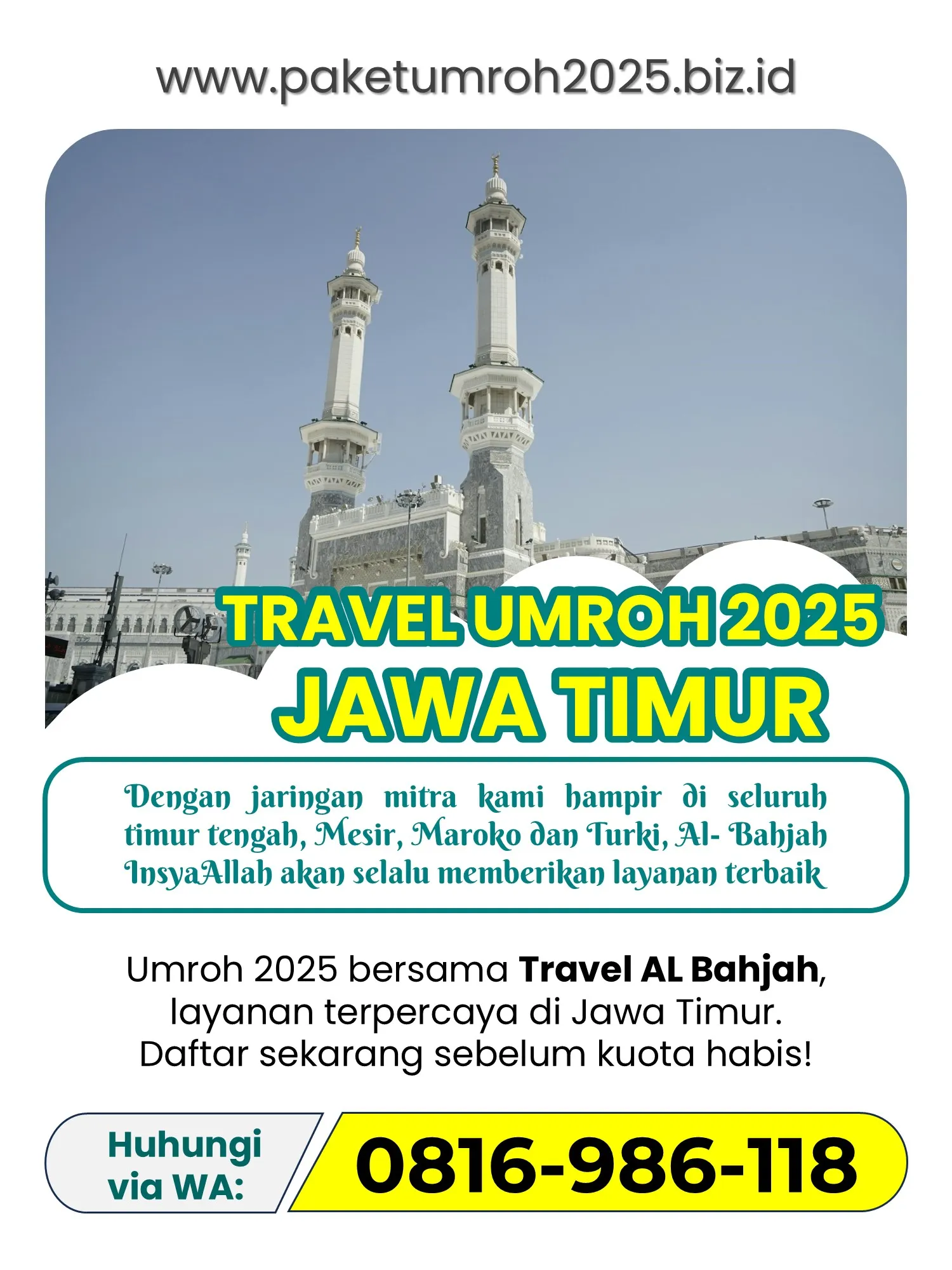 Travel Umroh Keluarga Wonotirto Blitar – AL Bahjah