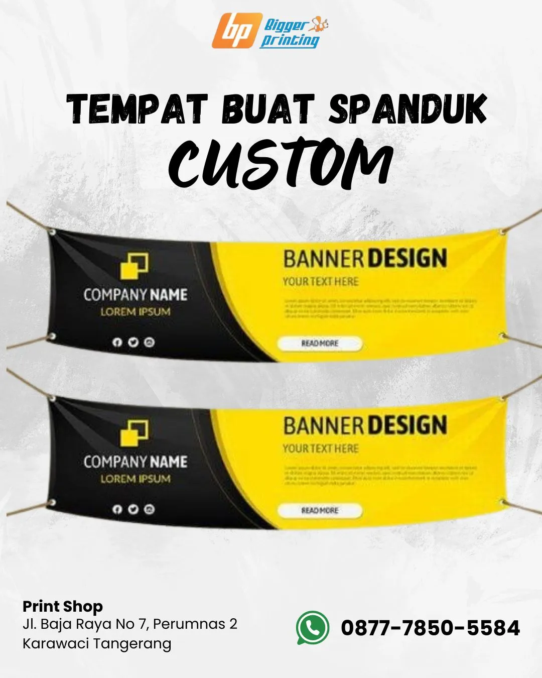 Spanduk Custom