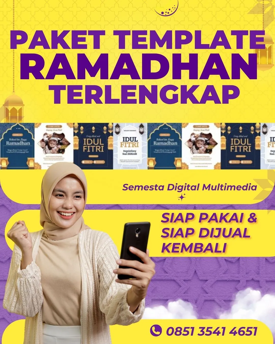 Siap Pakai Jual Ramadhan Template 2025 Video Ucapan Untuk Pebisnis Online Di Bantul Semesta Digital Multimedia