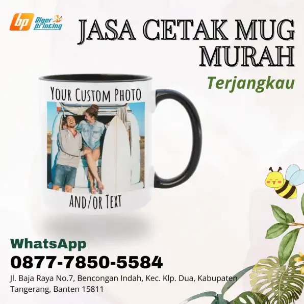 TERJANGKAU, Wa./Call 0877-7850-5584, Jasa cetak mug murah,Di BATU CEPER TANGERANG