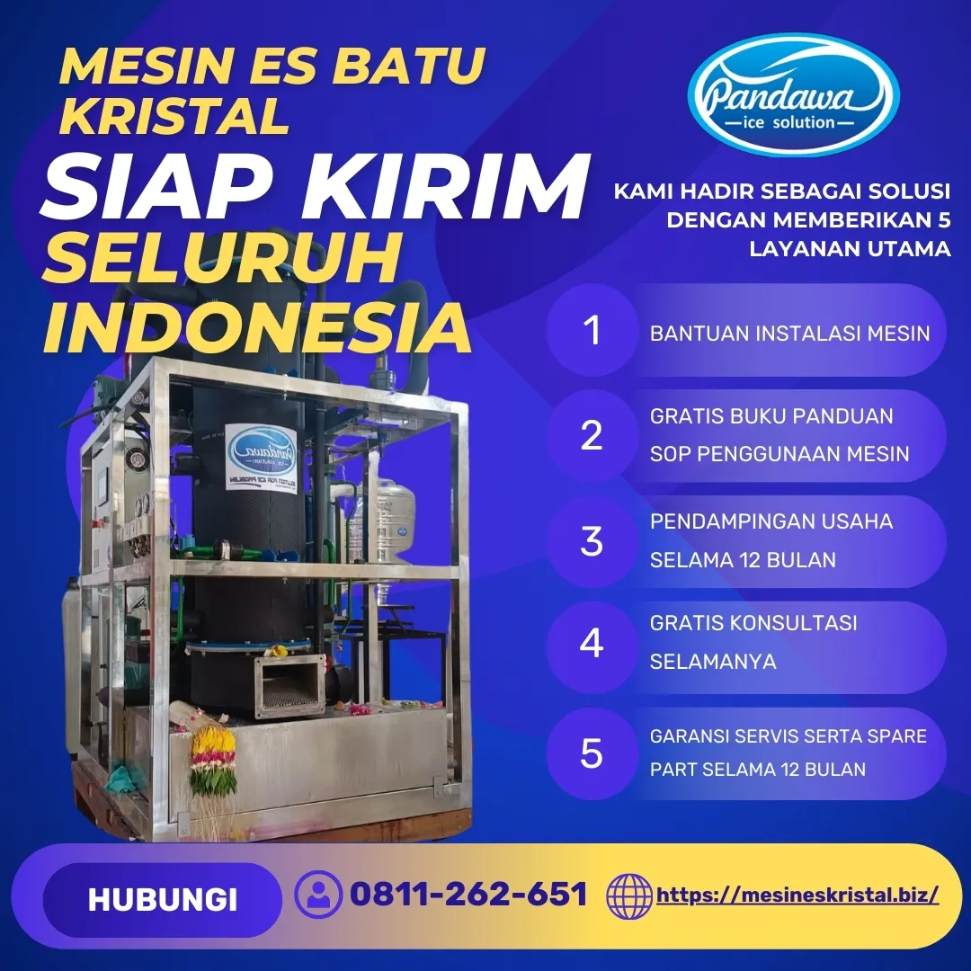 MESIN ES KRISTAL 1 TON, TANA TORAJA SULSEL