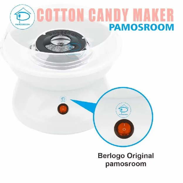 Mesin Gulali Mini Electric Cotton Candy Floss Maker Alat Pembuat Permen Gula Kapas