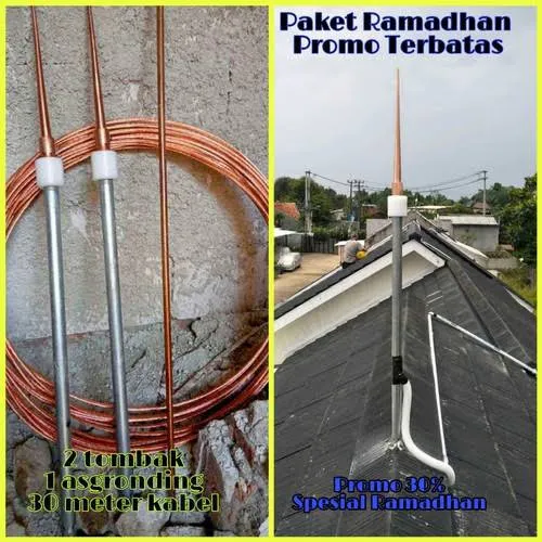 jasa pasang penangkal petir murah untuk daerah watu