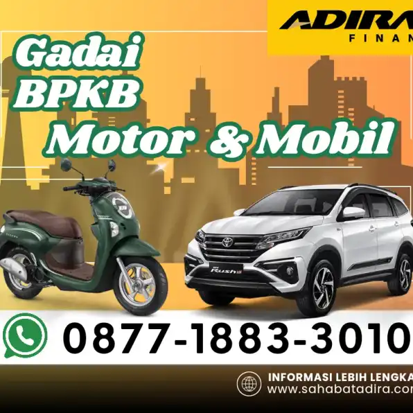 0877-1883-3010, Gadai BPKB Adira Kelapa Gading