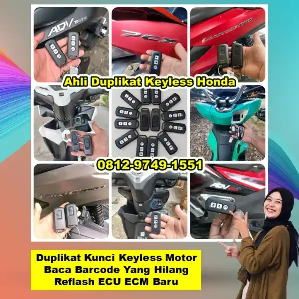 0812-9749-1551(WA), Duplikat Kunci Motor Honda PCX ADV Vario SCOOPY Plumbon Cirebon